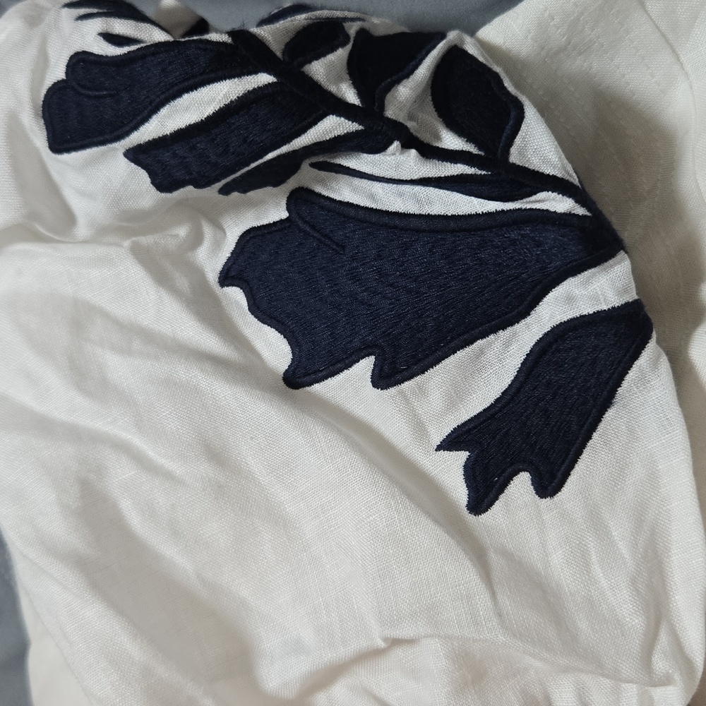 Andres Otalora Linen Off Shoulder Dress - Picture 5 of 6